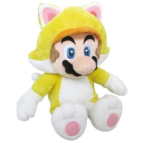 Super Mario Peluche Mario Chat 30cm