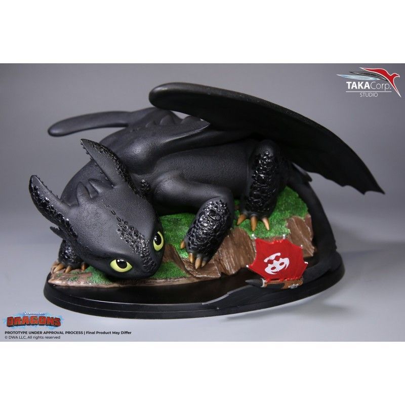 Dragons Tirelire Vinyle Krokmou (Toothless) 34cm