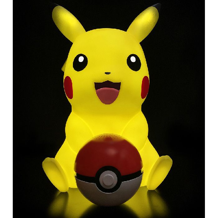 Pokemon - Lampe LED Pikachu + Enceinte Pokéball