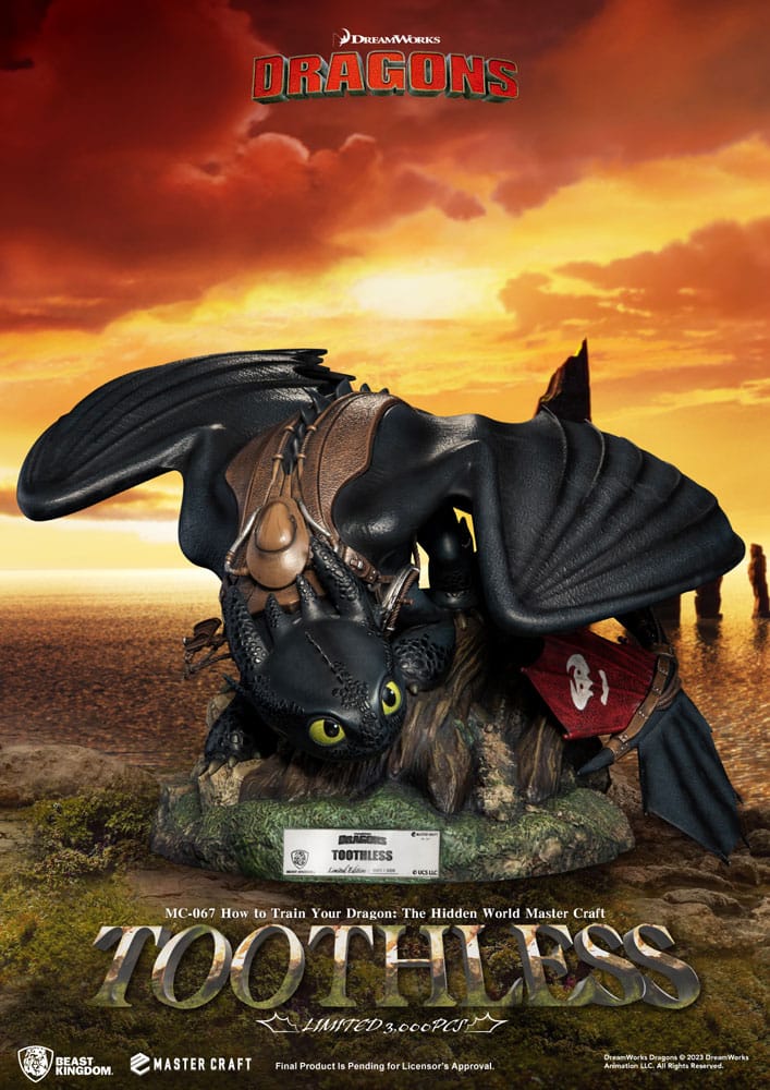 Peluche Krokmou disponible en deux tailles - DreamWorks Dragons - Play by  Play