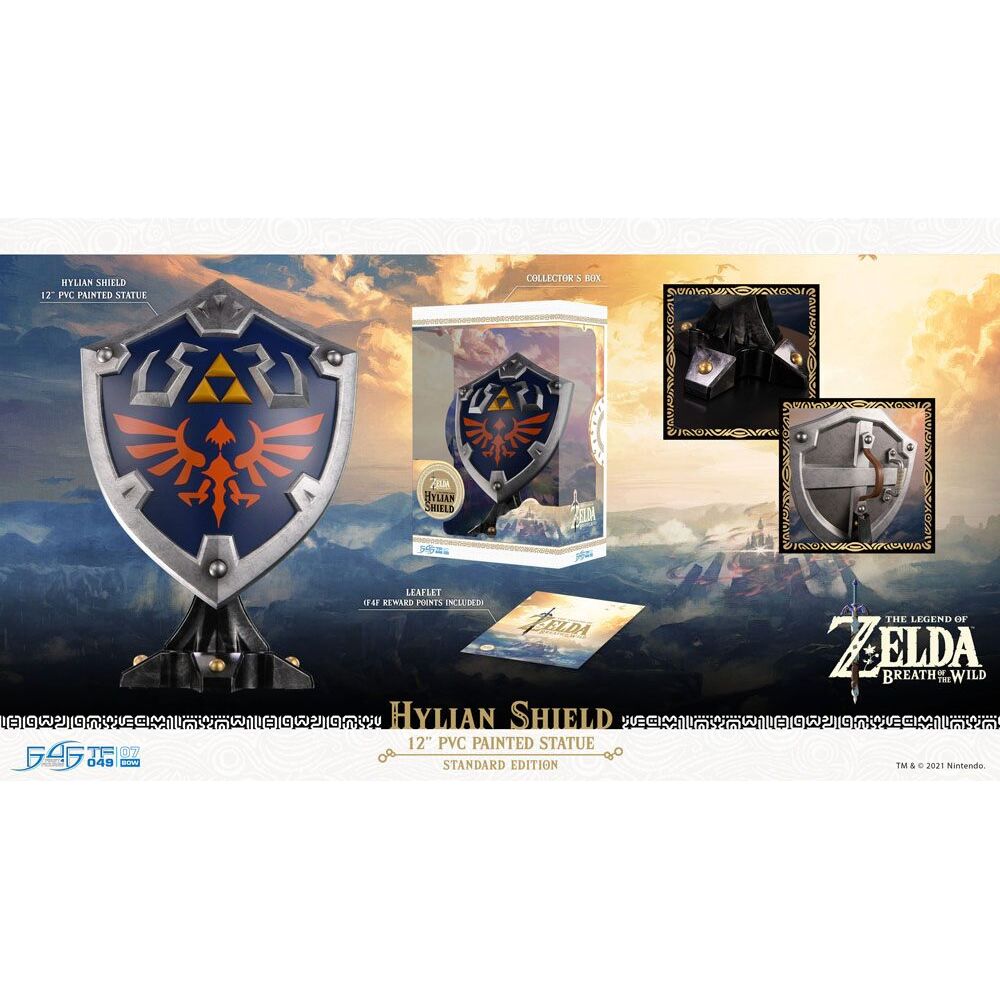 Zelda Breath Of The Wild Hyrule Schild Zelda Breath of the Wild - Hylian Shield (Standard Edition)