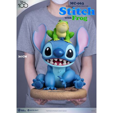 Peluche Leroy 100th Stitch Anniversary Disney 30cm Sonido